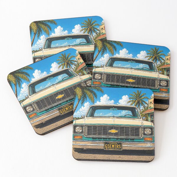 Item preview, Beach Life Squarebody Chevy designed and sold by Goose Motors.
