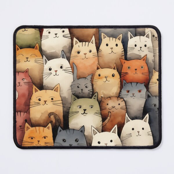 Item preview, Creative funny cat art, modern animal art designed and sold by GiriaGallery.