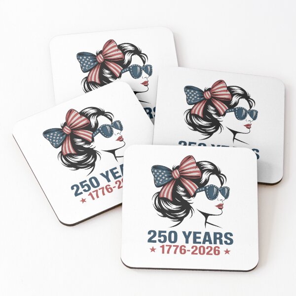 Item preview, 250 Years American 250th Anniversary Messy Bun 4th of July designed and sold by TyraYoung.