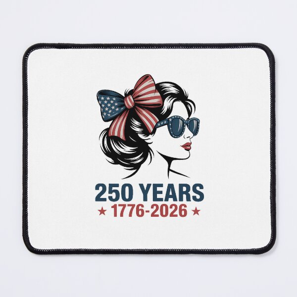 Item preview, 250 Years American 250th Anniversary Messy Bun 4th of July designed and sold by TyraYoung.