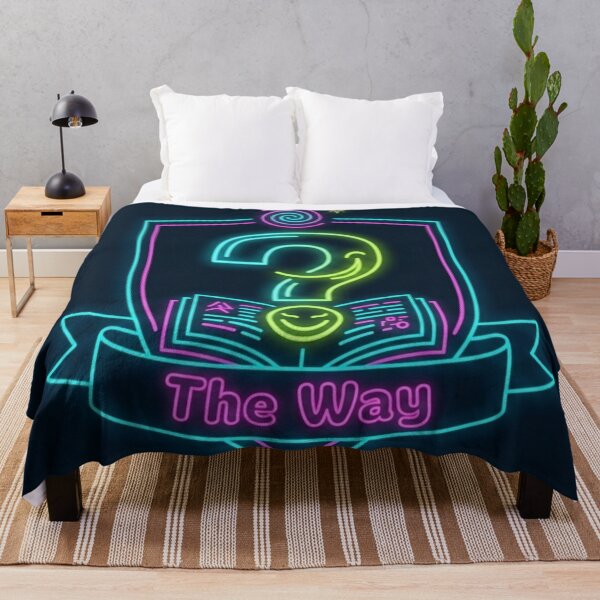 Item preview, Secret Society of Autodidacts Official Crest - Neon Book & Question Mark "The Way" designed and sold by InnerwayStudio.