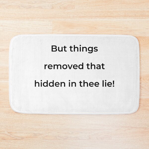 Item preview, "But things removed that hidden in thee lie!" - print black designed and sold by ariksworld.
