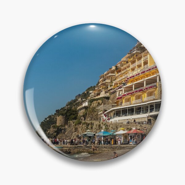 Item preview, Ferry at Quay in Picturesque Positano, Italy designed and sold by Kasia Design.