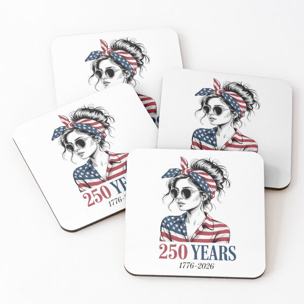 Item preview, 250 Years American 250th Anniversary Messy Bun 4th of July designed and sold by TyraYoung.