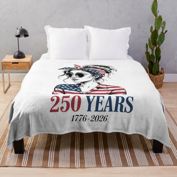 Item preview, 250 Years American 250th Anniversary Messy Bun 4th of July designed and sold by TyraYoung.