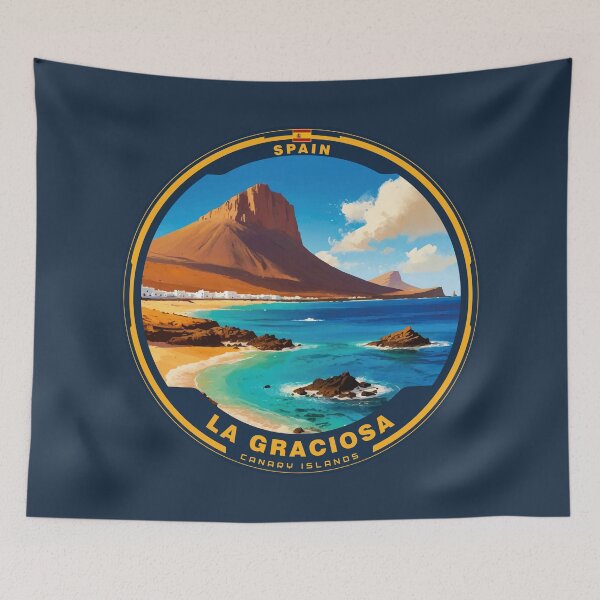 Item preview, La Graciosa Canary Islands Spain designed and sold by Thistle-TShop.