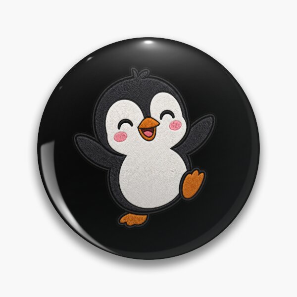 Item preview, Dancing Penguin Kawaii Cute Funny Penguin Cartoon Sticker designed and sold by ColorSplash123.