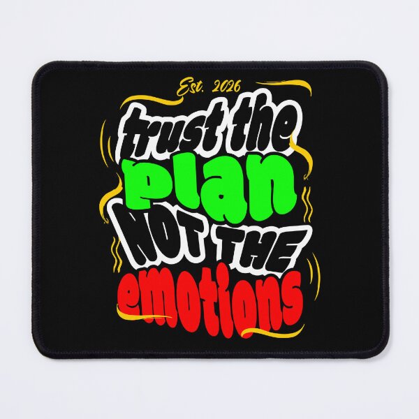 Item preview, Trust The Plan Not The Emotions I Trading Psychology I Trader Mindset designed and sold by Riskt8ker Shop.