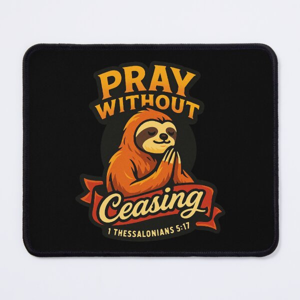 Item preview, 1 Thessalonians 5:17 Pray Without Ceasing designed and sold by plushism.