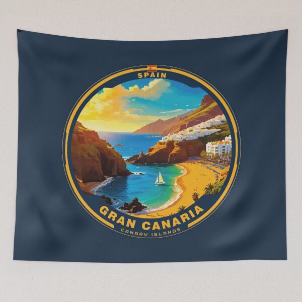 Item preview, Gran Canaria Canary Islands Spain designed and sold by Thistle-TShop.