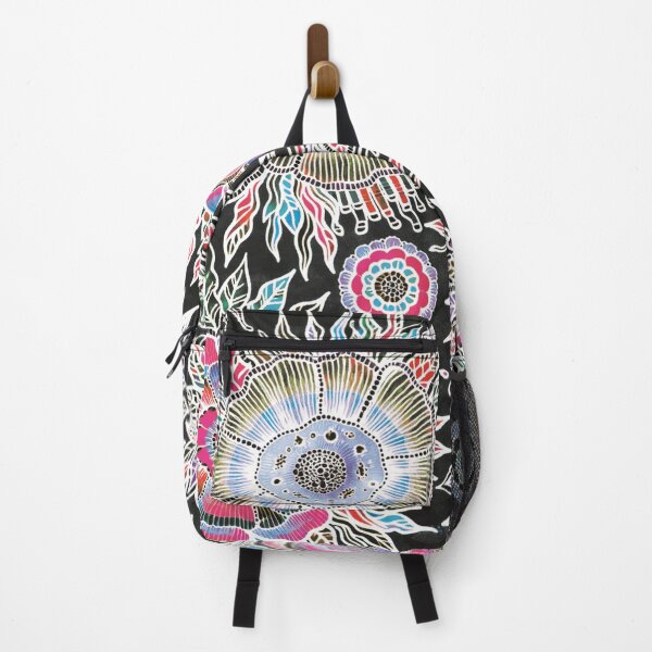 Item preview, OSTARA: Nocturnal Pulse- Dark Maximalist Neon Botanical Design designed and sold by Bloom Theory.