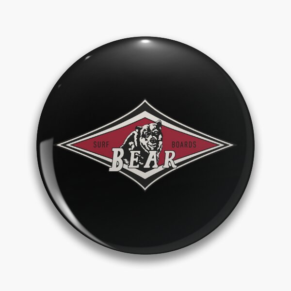 Item preview, Vintage Surfing Bears Big Wednesday cult Surfboard surf logo diamonds designed and sold by skulmanlatucool.