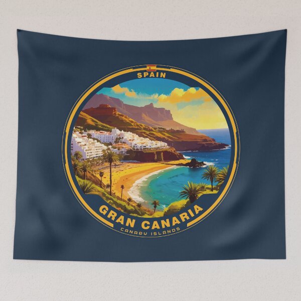 Item preview, Gran Canaria Canary Islands Spain designed and sold by Thistle-TShop.