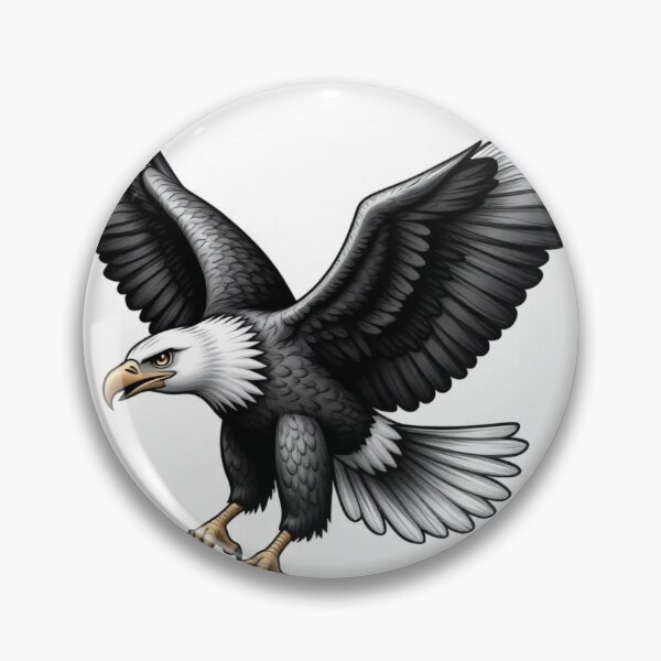Item preview, Majestic Eagle Portrait – Realistic Pencil Drawing of a Powerful Bird of Prey designed and sold by Henrylifestyle2.