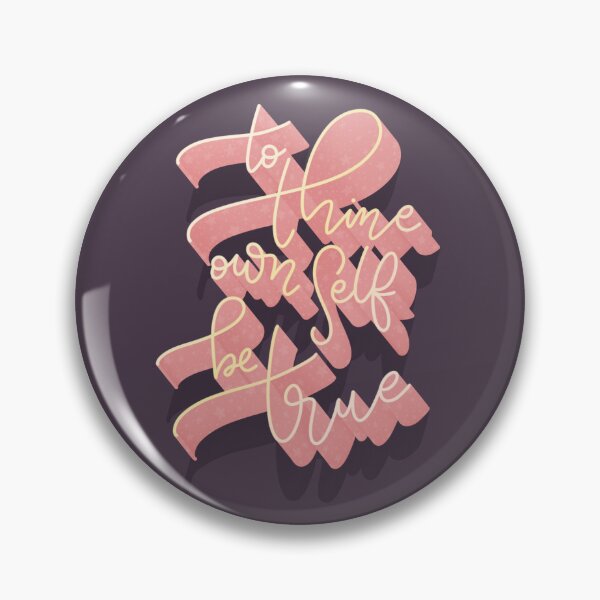 Item preview, To Thine Own Self Be True designed and sold by Eva Hussain Studio.