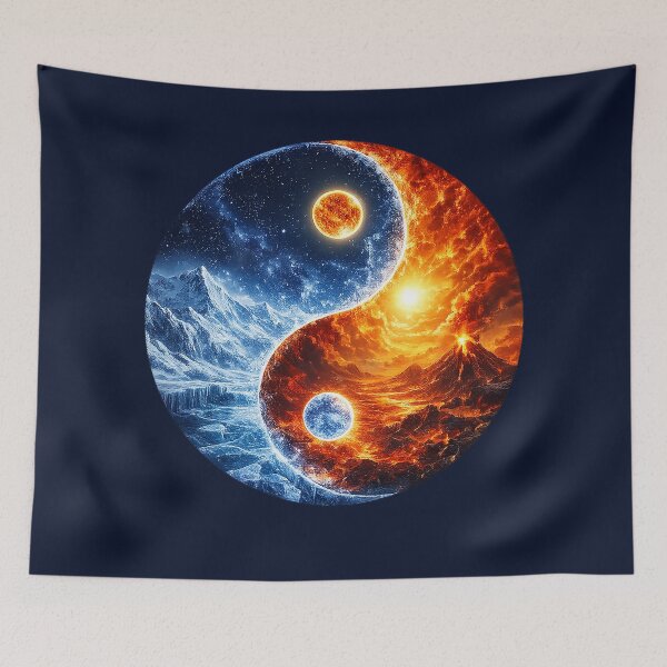 Item preview, Yin Yang, cold and heat. designed and sold by FluffyGallery.