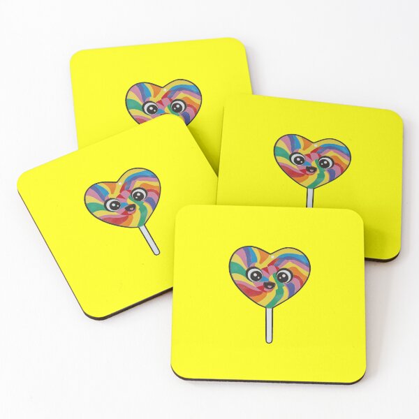 Item preview, Rainbow Love Heart Lollipop designed and sold by Living With Dan.