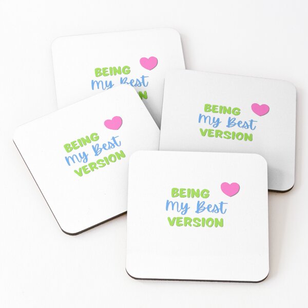 Item preview, Being My Best Version Typography Quote – Motivational Self Love Positive Mindset Aesthetic Text Design designed and sold by AESTHETIC-FLAIR.