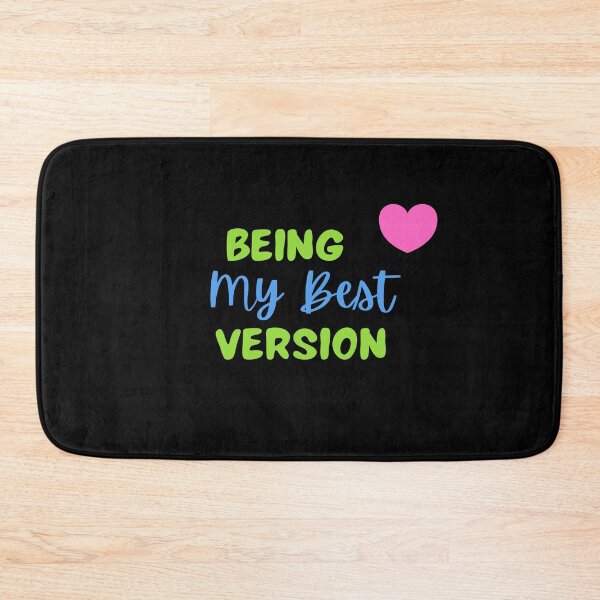 Item preview, Being My Best Version Typography Quote – Motivational Self Love Positive Mindset Aesthetic Text Design designed and sold by AESTHETIC-FLAIR.