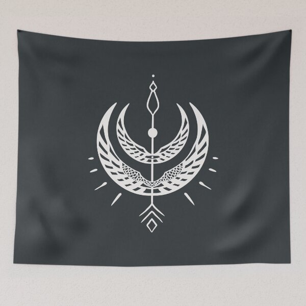 Item preview, Chi Tribe Symbol – Beige on Anthracite designed and sold by Dada Chi.