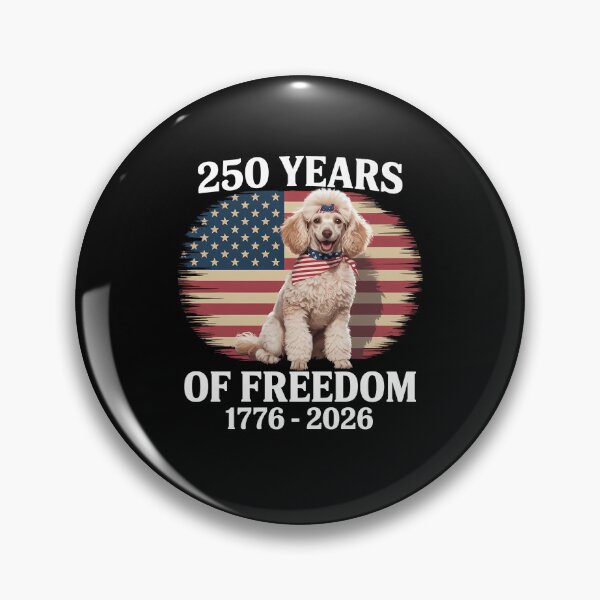 Item preview, 250 Years America Anniversary Poodle 250th Anniversary designed and sold by TyraYoung.