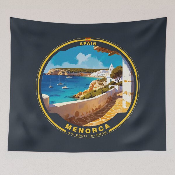 Item preview, Menorca Balearic Islands Spain designed and sold by Thistle-TShop.