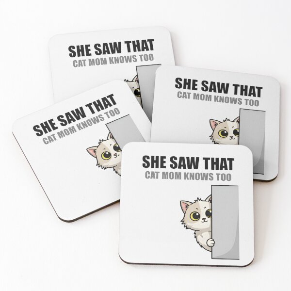 Item preview, She Saw That Cat Shirt – Funny Sneaky Cat Meme Tee, Cat Mom Humor designed and sold by ZyxDes.