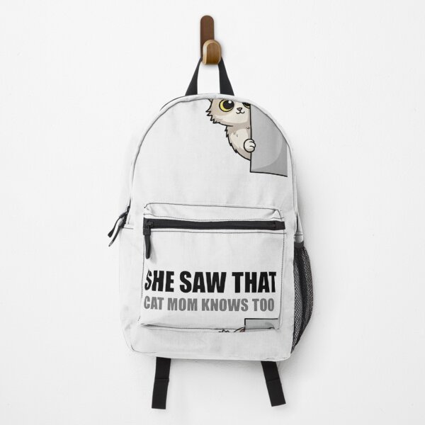 Item preview, She Saw That Cat Shirt – Funny Sneaky Cat Meme Tee, Cat Mom Humor designed and sold by ZyxDes.