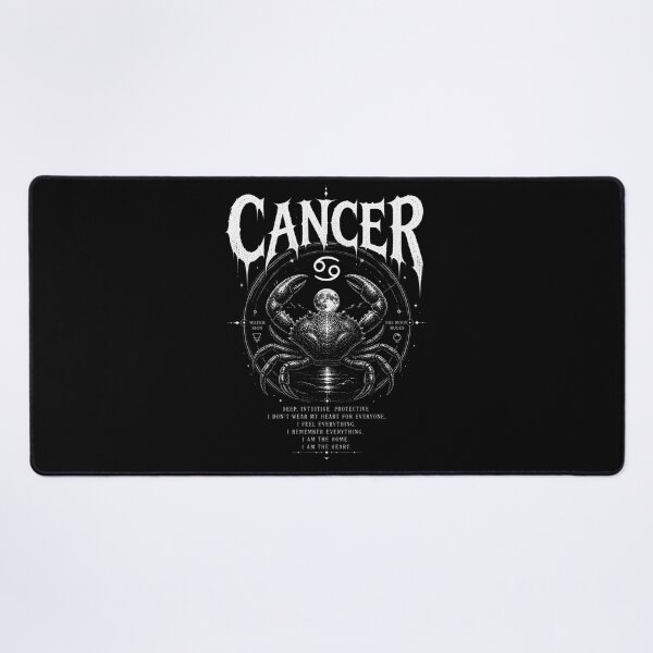 Item preview, Cancer Zodiac Crab Gothic Design – Deep Intuitive Protective Water Sign Astrology designed and sold by ThreadTheory976.
