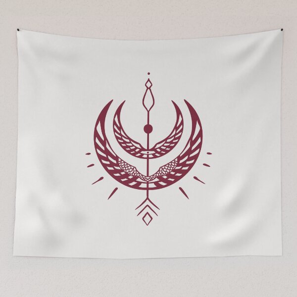 Item preview, Chi Tribe Symbol – Red on Beige designed and sold by Dada Chi.