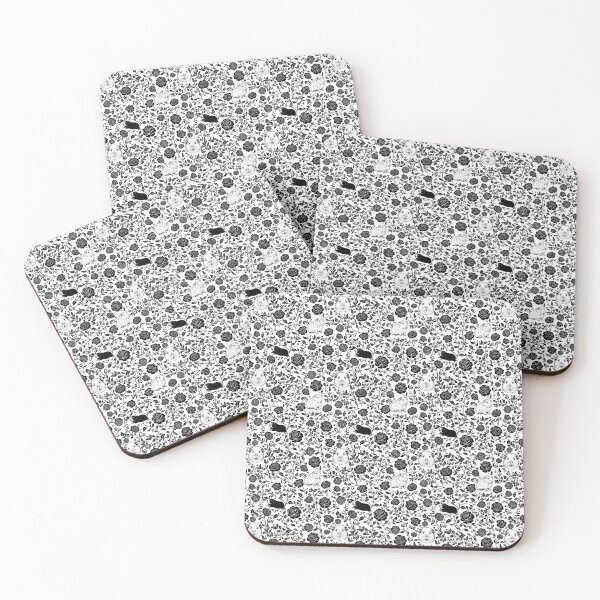 Aperçu de l'œuvre Motif Cochon d'Inde | Design animalier esthétique et mignon créée et vendue par WildLakePatterns.
