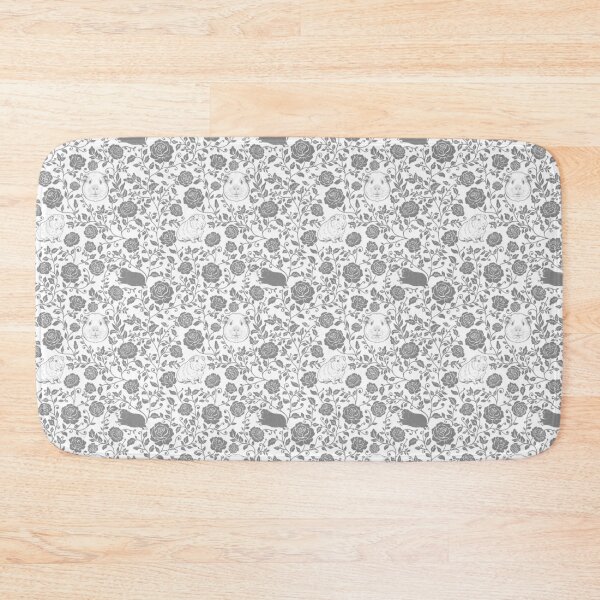 Item preview, Guinea Pig Pattern | Cute Cavy Aesthetic Animal Design in Grey designed and sold by WildLakePatterns.