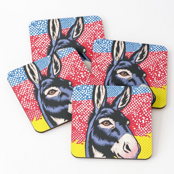 Item preview, Pop Art Donkey Portrait designed and sold by lautir.