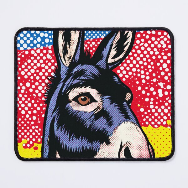 Item preview, Pop Art Donkey Portrait designed and sold by lautir.