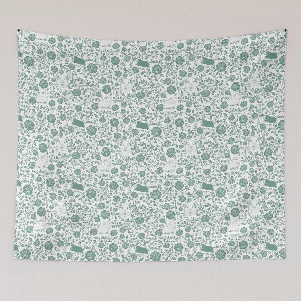 Item preview, Guinea Pig Pattern | Cute Cavy Aesthetic Animal Design in Green designed and sold by WildLakePatterns.