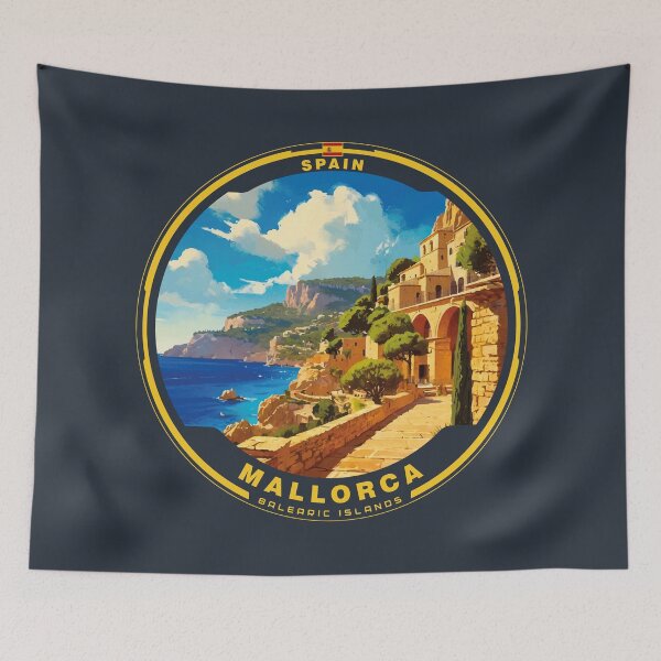 Item preview, Mallorca Balearic Islands Spain designed and sold by Thistle-TShop.