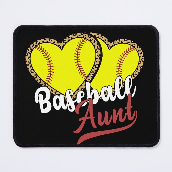 Item preview, Softball Aunt Leopard Heart Cute Design designed and sold by KIROSALS.