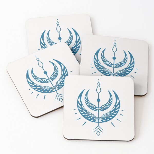 Item preview, Chi Tribe Symbol – Petrol on Beige designed and sold by Dada Chi.
