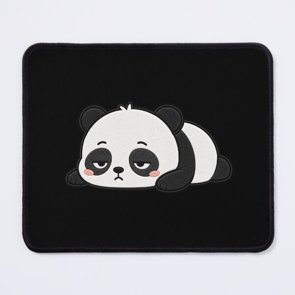 Item preview, Lazy Panda Kawaii Cute Funny Sleepy Panda Cartoon Sticker designed and sold by ColorSplash123.