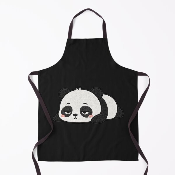 Item preview, Lazy Panda Kawaii Cute Funny Sleepy Panda Cartoon Sticker designed and sold by ColorSplash123.