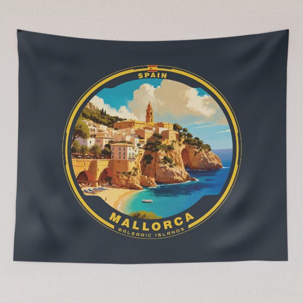 Item preview, Mallorca Balearic Islands Spain designed and sold by Thistle-TShop.