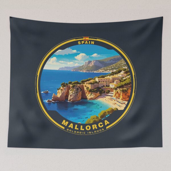 Item preview, Mallorca Balearic Islands Spain designed and sold by Thistle-TShop.