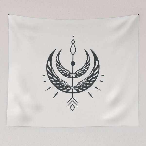 Item preview, Chi Tribe Symbol – Anthracite on Beige designed and sold by Dada Chi.