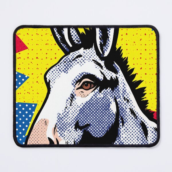 Item preview, Pop Art Donkey Portrait designed and sold by lautir.