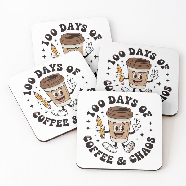 Item preview, 100 Days Of Coffee And Chaos Teacher 100th Day Of School designed and sold by TrinaEspinoza.