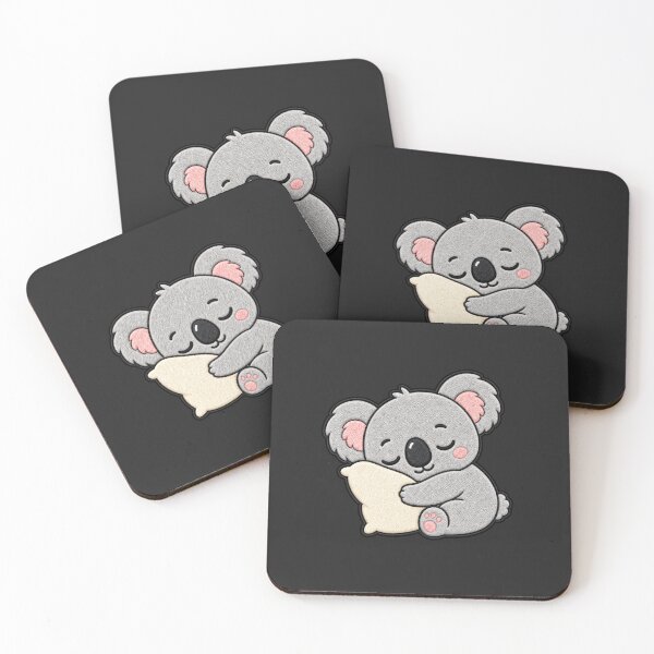 Item preview, Sleepy Koala Kawaii Cute Cozy Koala Cartoon Sticker designed and sold by ColorSplash123.