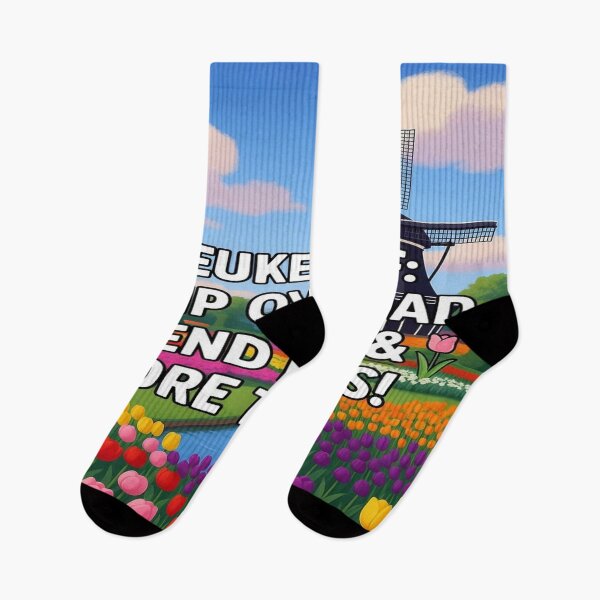 Item preview, Keukenhof Tulip Overload T-Shirt – Funny Netherlands Flower Shirt, Dutch Windmill Tulip Field Tee, Spring Travel Design designed and sold by Sushikidsntod.