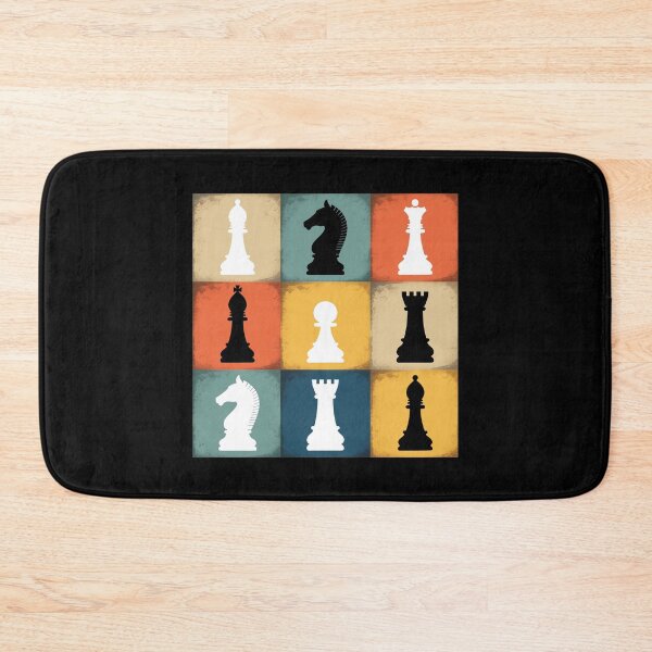 Item preview, Chess Board Art Game Pieces Vintage designed and sold by Randomera.