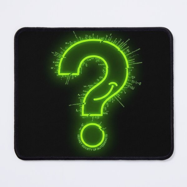 Item preview, Question mark Acid Green Minimalist designed and sold by InnerwayStudio.