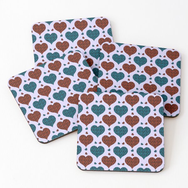 Item preview, Colorful Polka Dot Hearts Pattern – Playful Hand Drawn Love designed and sold by SweetLilith.